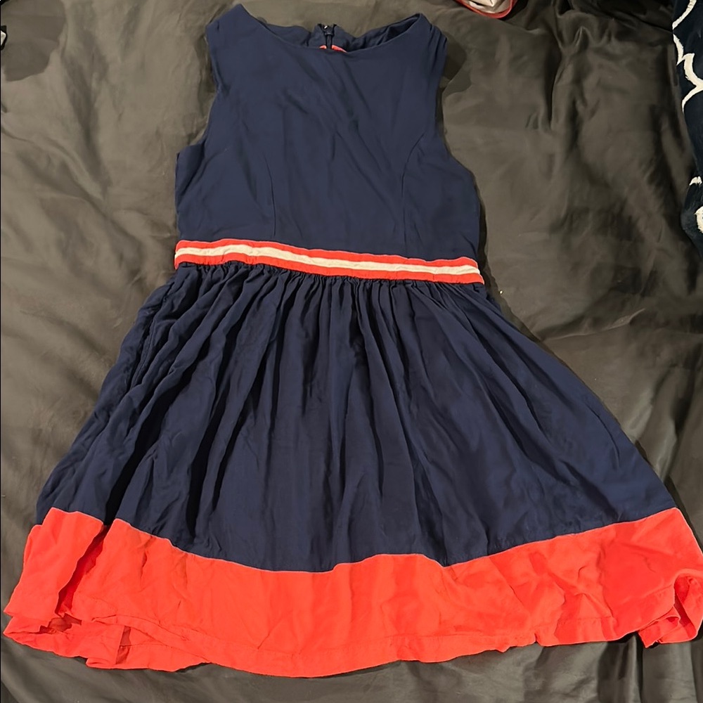Boden Blue and RedSleeveless Sundress